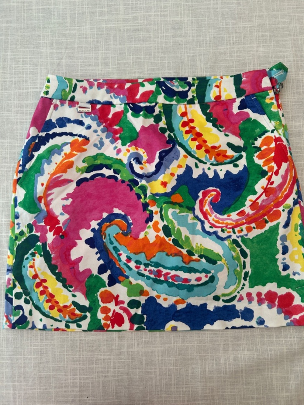 NWOT Ralph Lauren Paisley Golf Skirt